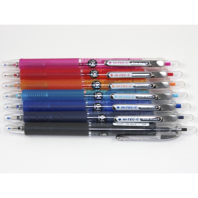 

Pulpen Pilot High Tech C Slim Knock 04mm LHS-20C4 [Per 1 pcs]