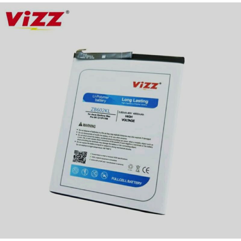VIZZ BATERAI BATREI DOUBLE POWER ASUS ZENFONE MAX PRO M1/MAX M2 PROZB602KL C11P1706 Max
