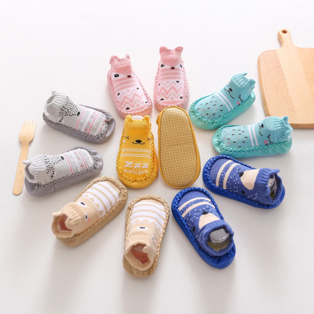 Aikoky Kaos Kaki sepatu bayi prewalker/ sepatu baby karet prewalker/ baby socks anti slip