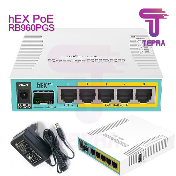 MikroTik hEX PoE RB960PGS