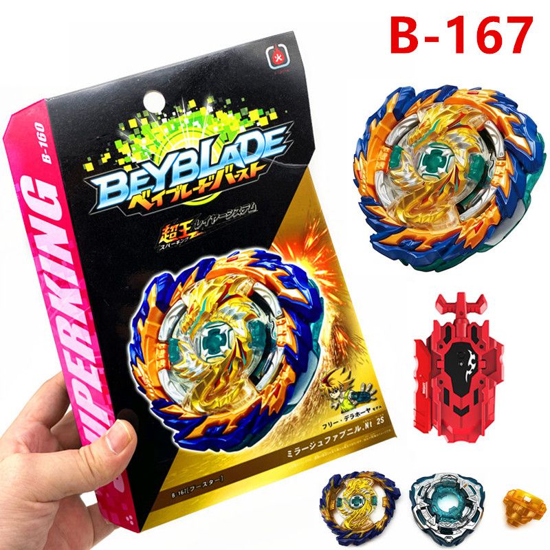 B-167 Sembur Beyblade Sparking SuperKing Booster Mirage Fafnir Nt 2S Baru Box Dengan