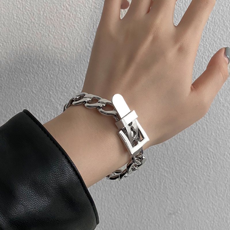 Metal Strap Bracelet Accessories Hip-hop Punk Simple