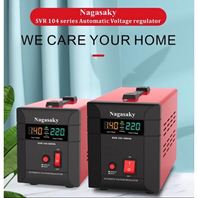 stabilizer digital NAGASAKY SVR-104 SERI 500VA/1000VA/1500VA/2000VA/3000VA/5000VA automatic voltage regulator NAGASAKY