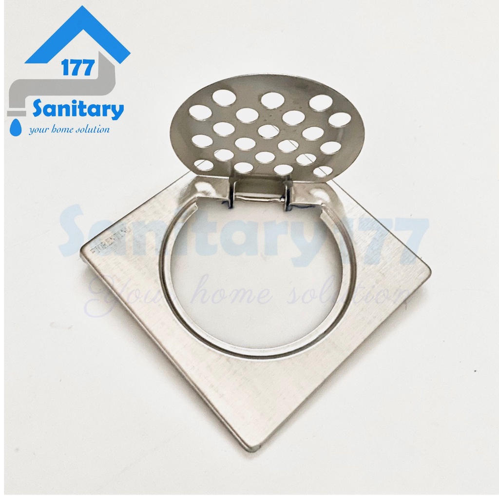 Saringan got plat stainless 46-saringan air pembuangan kamar mandi floor drain stenlis strainer drainer