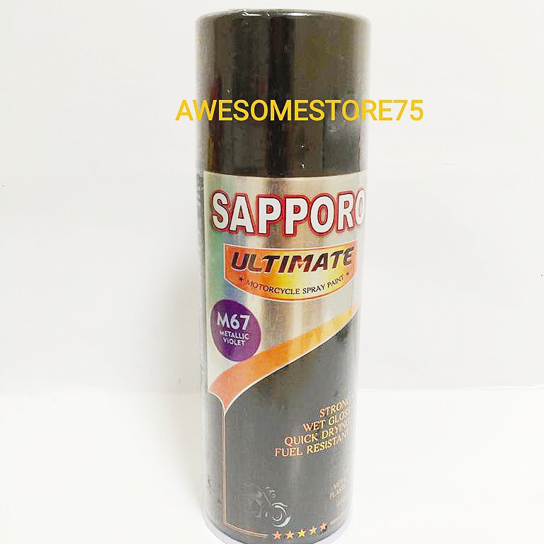 SAPPORO ULTIMATE M67 METTALIC VIOLET Ungu Cat Semprot Pilox Pylox