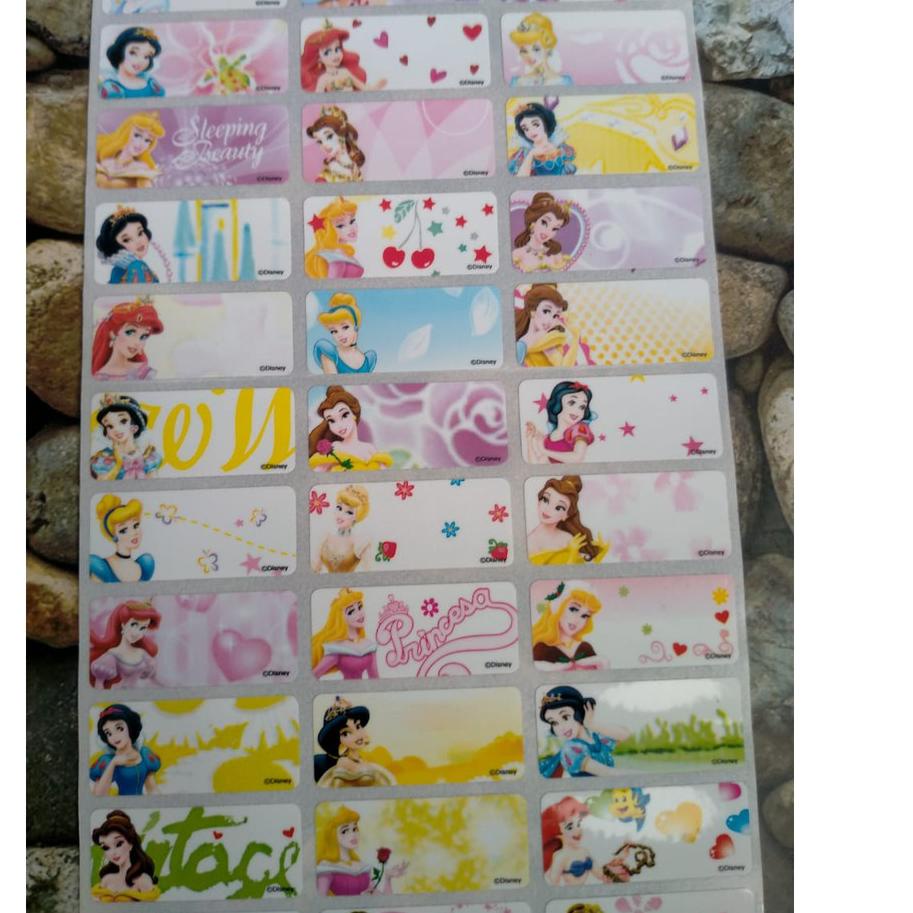 

Big Sale Stiker Label Nama Name Sticker Waterproof Anti Air PRINCESS ✔