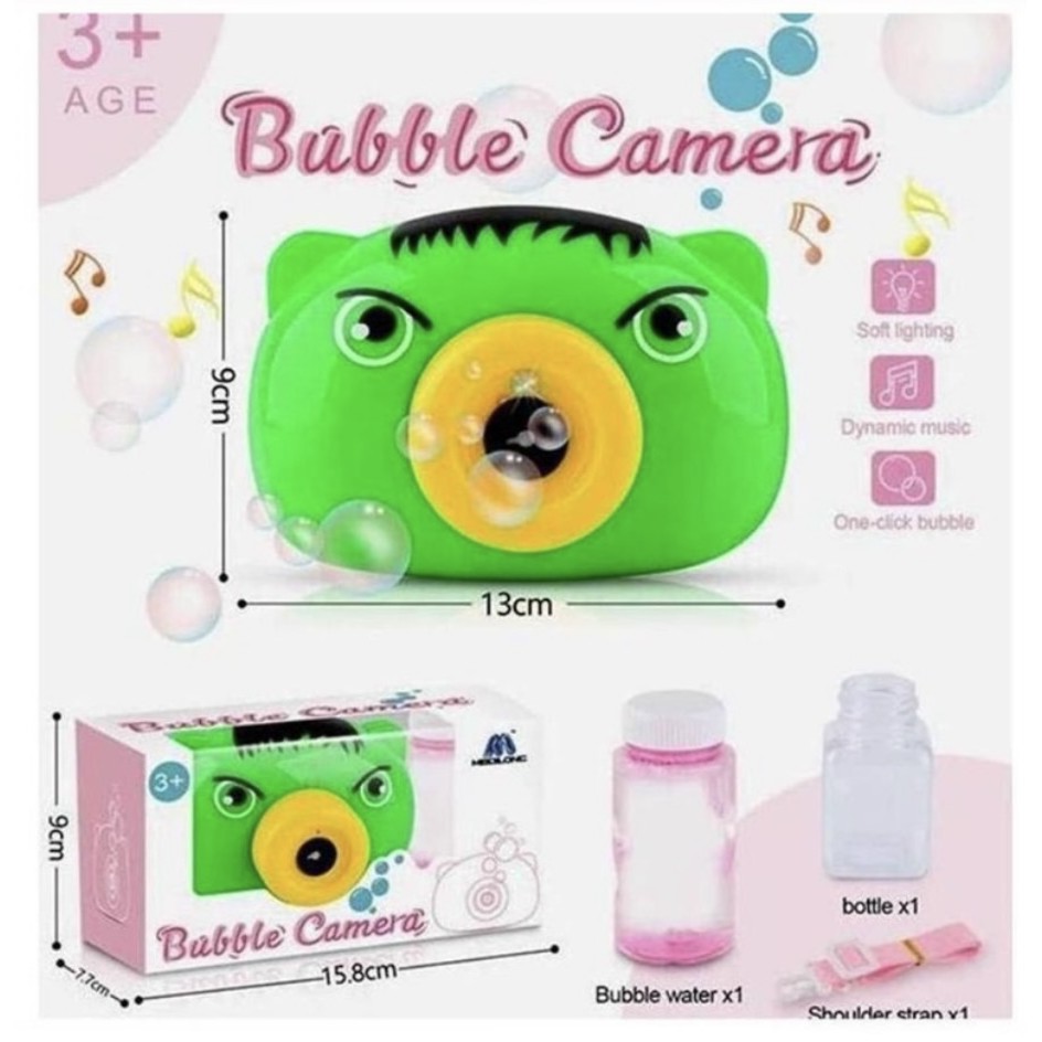 Mainan Camera Bubble Music &amp; Lampu / Bubble Kamera SNI CBKS BS LC