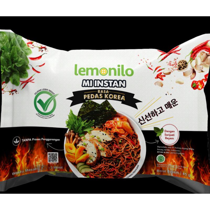 Mie Lemonilo Pedas Korea Mie Rendang Mie Lemonilo Rasa Baru