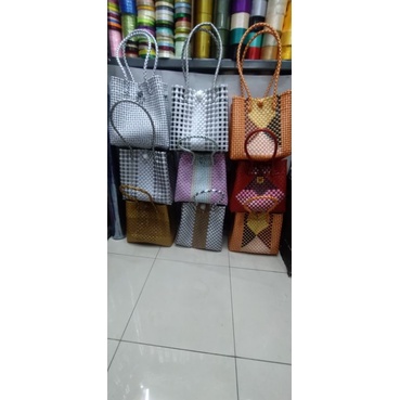Tas anyaman jali premium ukuran besar isi 1 pcs terlaris