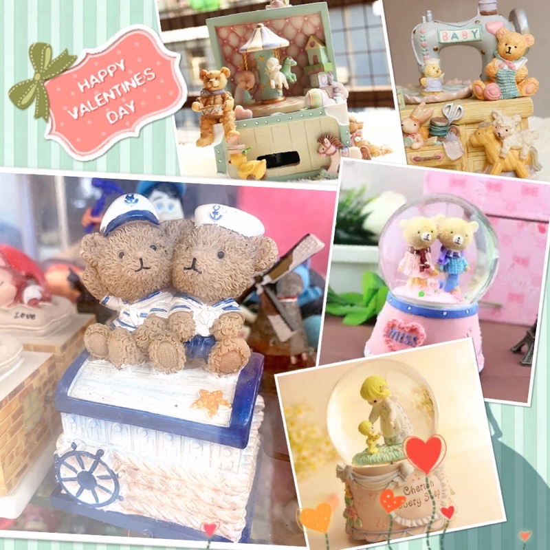 Kotak Musik Couple Snowball Korea Moonlight Pajangan Bola Salju Kristal Kado Unik Pasangan Bulan Rom