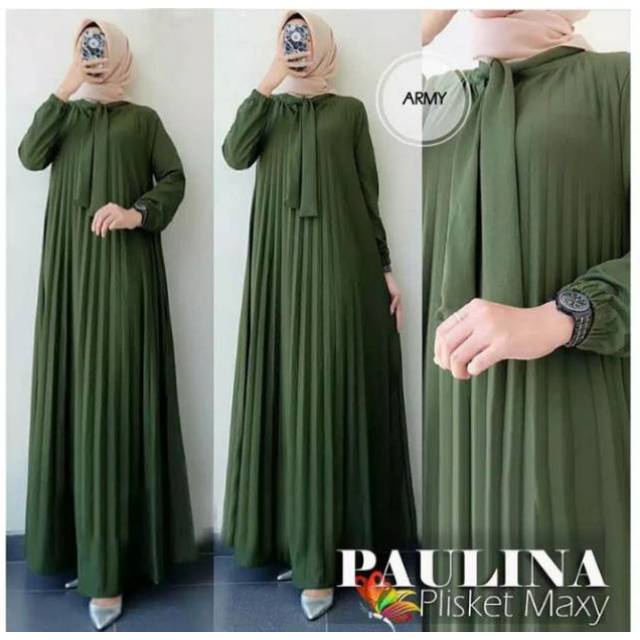 baju gamis wanita dress muslim terbaru GAMIS PLISKET JUMBO MAYUNG GAMIS PLISKET TALI PITA LEHER baju