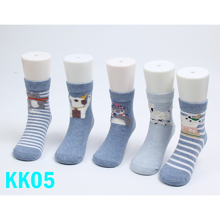 Kaos Kaki Anak Set Motif Karakter Lucu