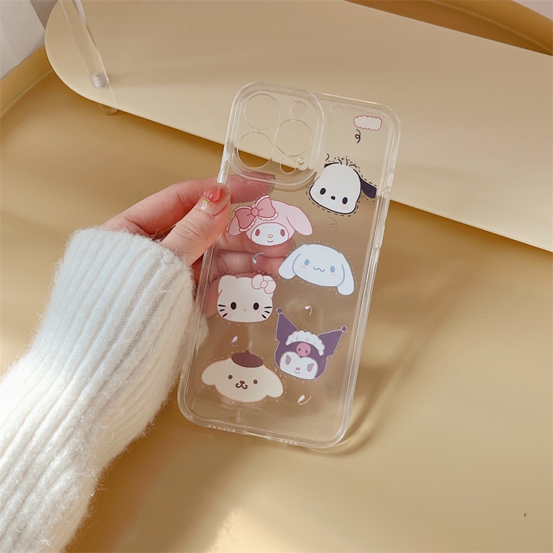 Soft case Transparan Motif Winnie the Pooh Untuk Iphone 11 12 13PROMAX X XS XR XSMAX 6 / 7 / 8 plus