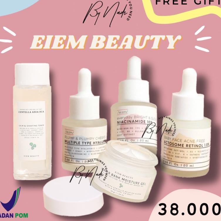 G22S [READY] EIEM BEAUTY SERUM MOISTURIZER TONER MAYRA SERUM EI.EM SERUM BRIGHTENING NIACINAMIDE, FA