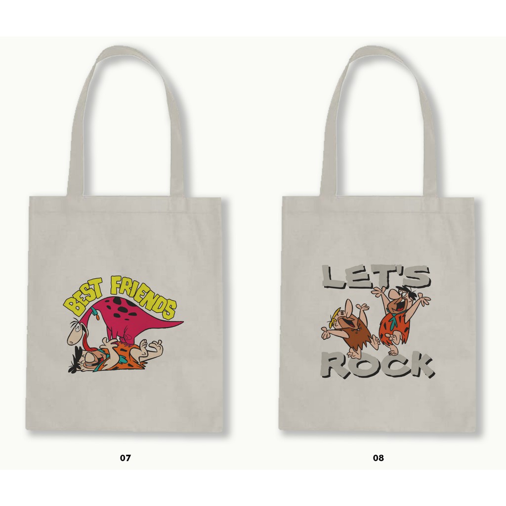 TOTE BAG BLACU - THE FLINTSTONES