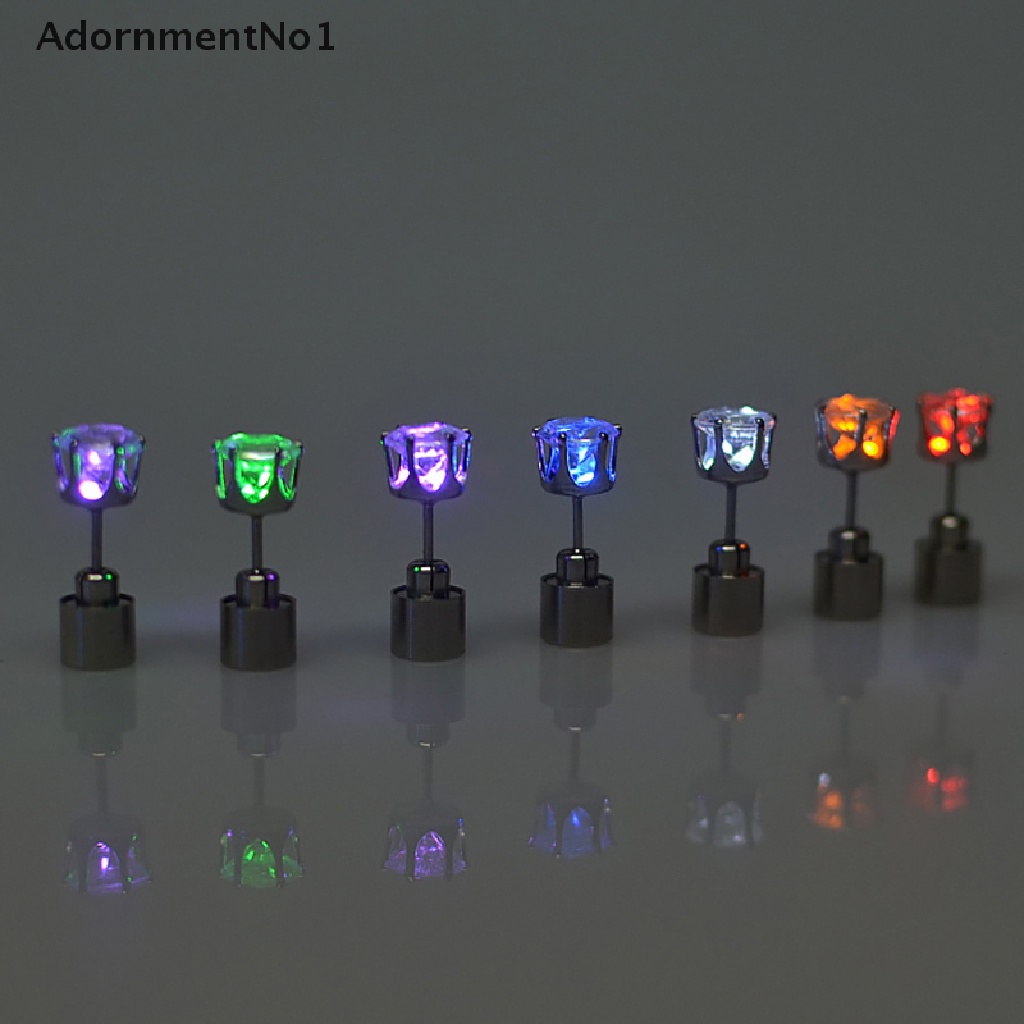 (AdornmentNo1) Anting Tusuk Dengan Lampu LED Untuk Wanita