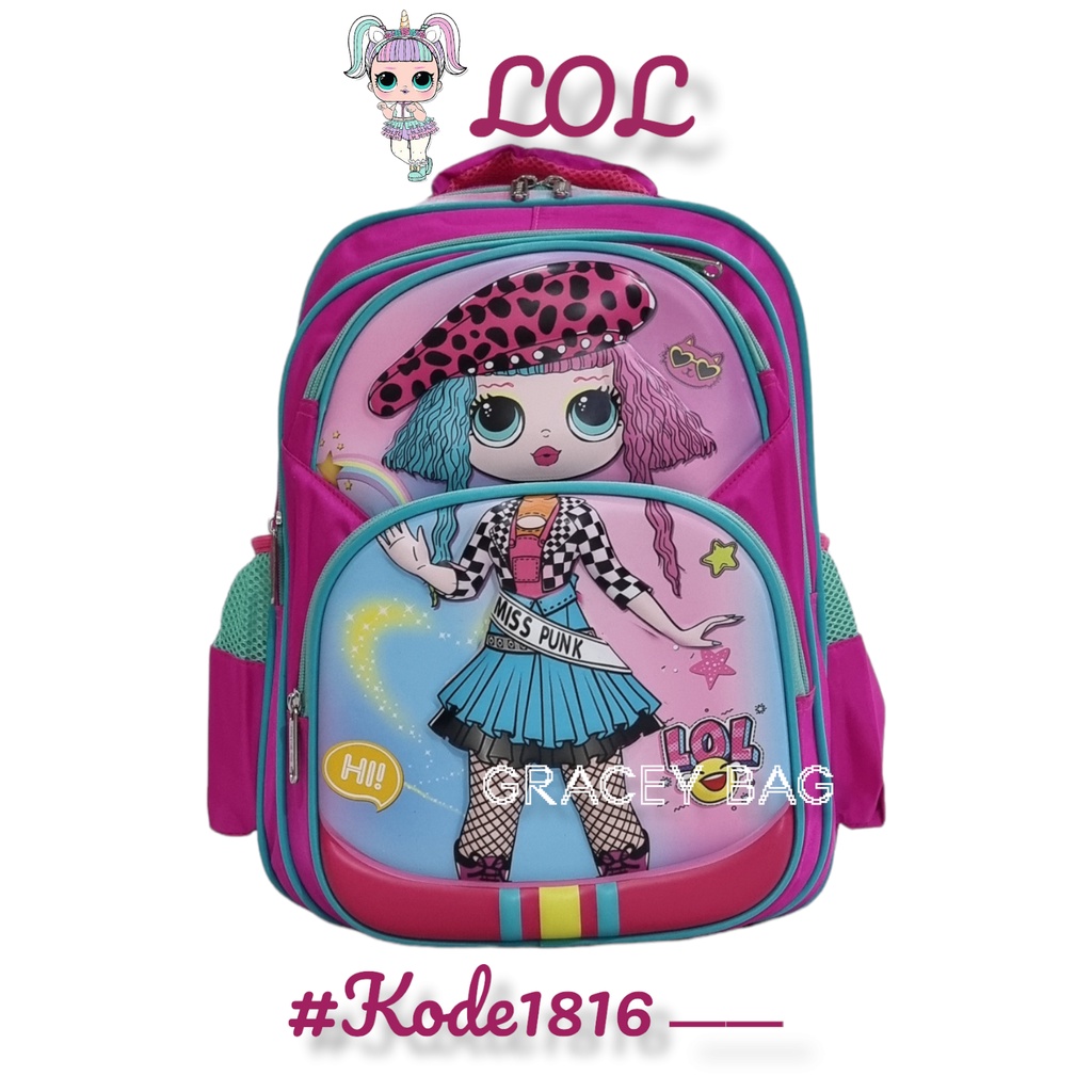 GB-1816 Tas Ransel Anak Embos SD