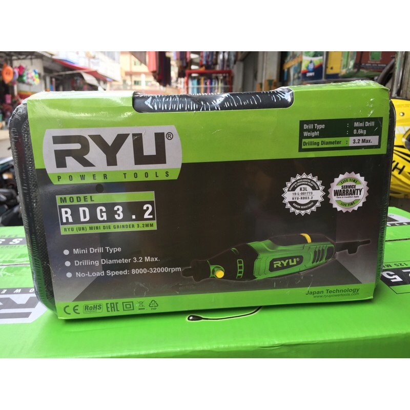 RYU MINI GRINDER SET 40 PCS / BOR TUNER - CUNER / BOR UKIR / KOREK MESIN / BONSAI