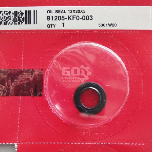 SEAL SIL WATERPAM POMPA RADIATOR VARIO PARIO PCX CB CBR SONIK SONIC GTR CS1 12X20X5 .91205KF0003 912