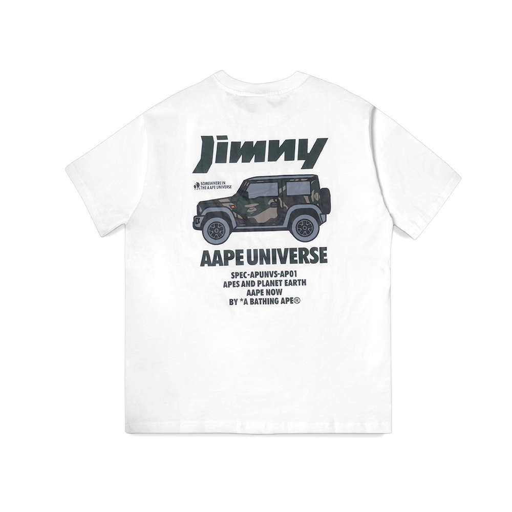 Aape by A Bathing Ape X  Suzuki Jimny T-Shirt White