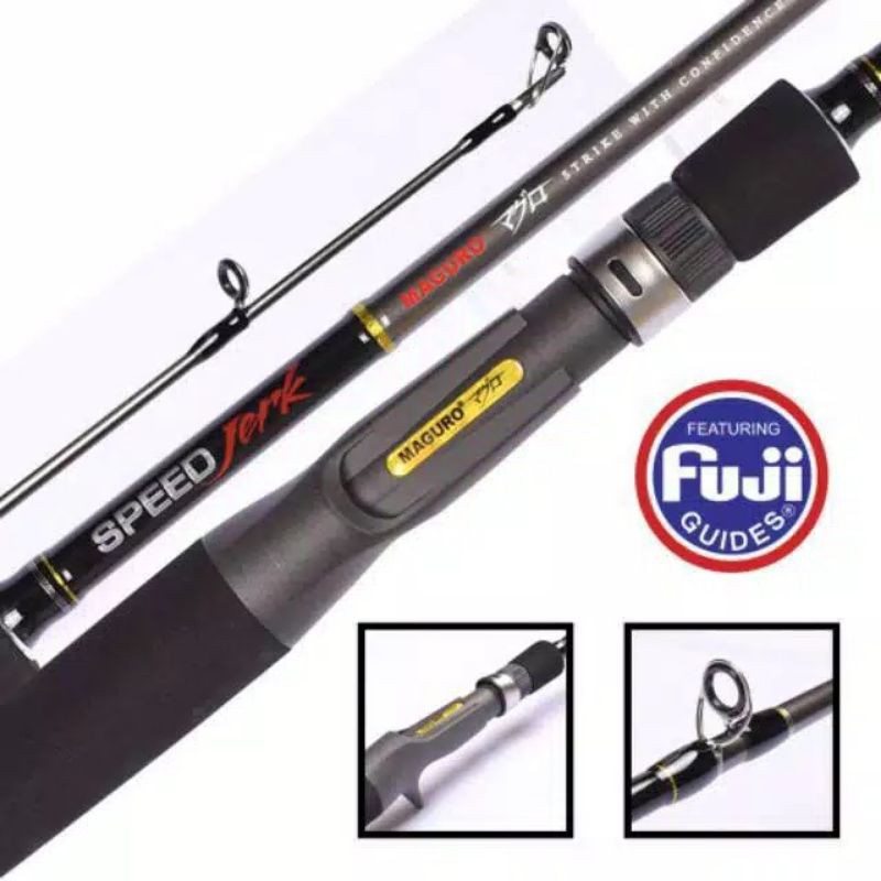 joran bc maguro speed jerk 180 ( full fuji )