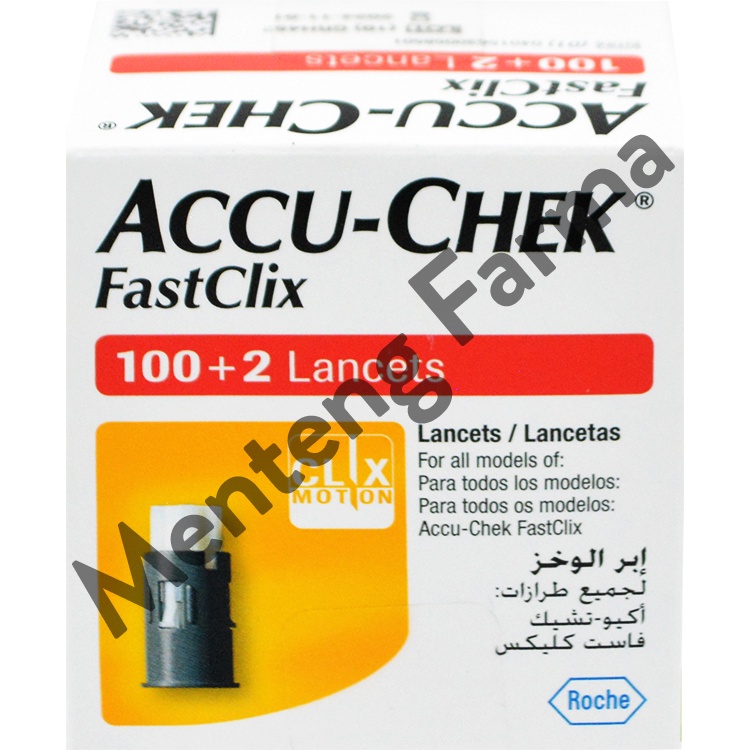 Accu-Chek Fastclix 102 Lancets - Jarum Lancet Sekali Pakai