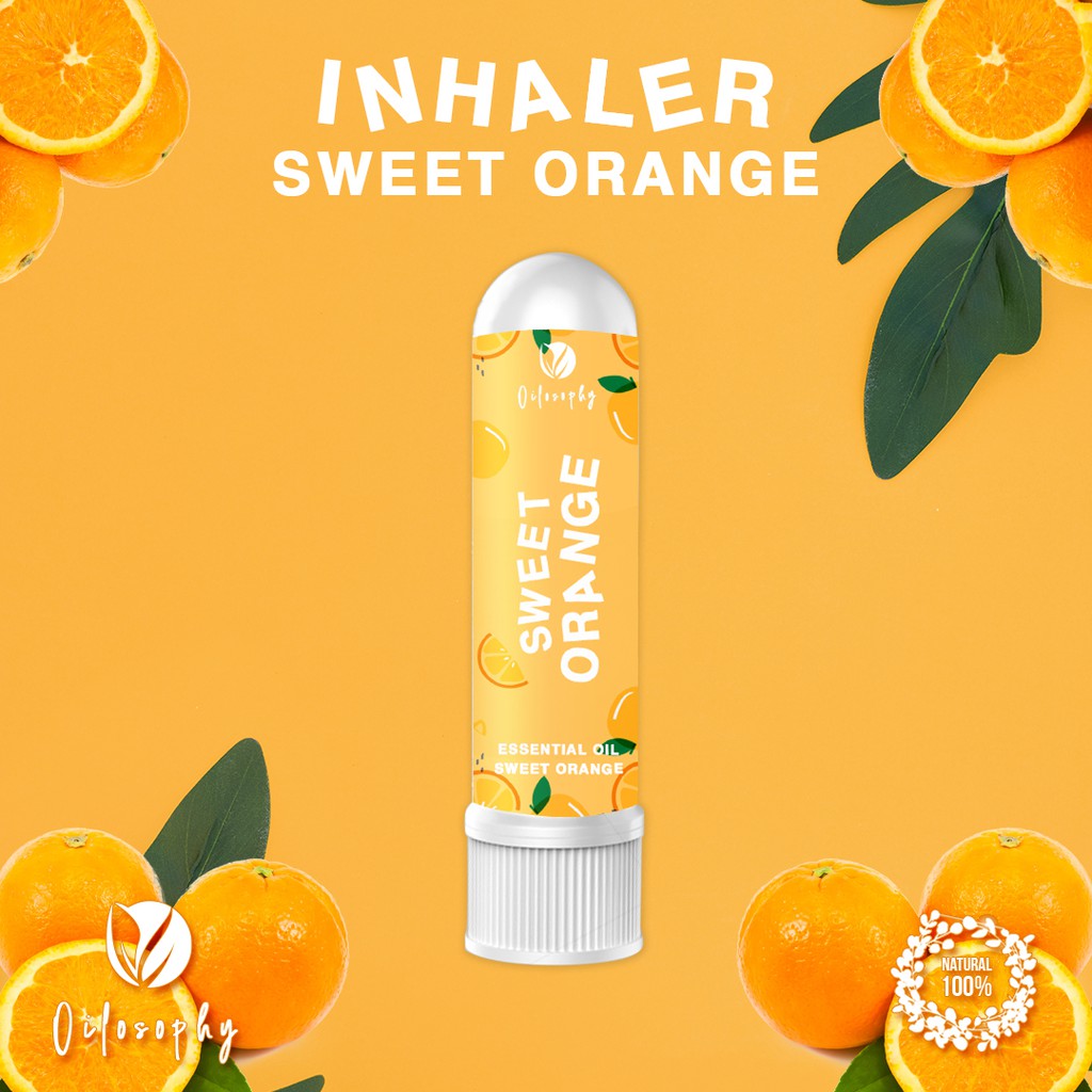 INHALER SWEET ORANGE | INHALER MENCEGAH STRES DAN FLU | AROMATERAPI | SEPERTI DIFFUSER