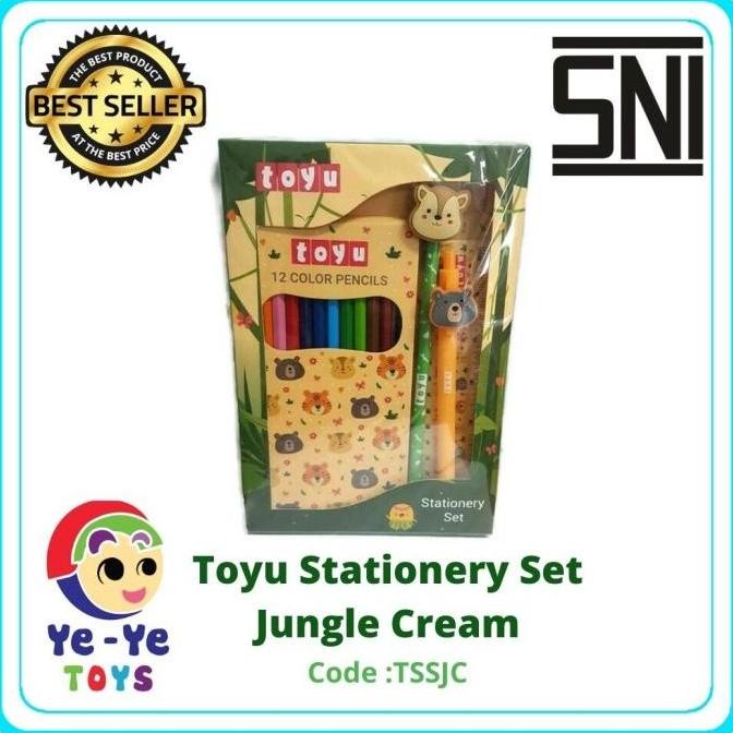 

Peralatan Sekolah/Alat tulis/Toyu Stationery Set/Paket Pensil warna