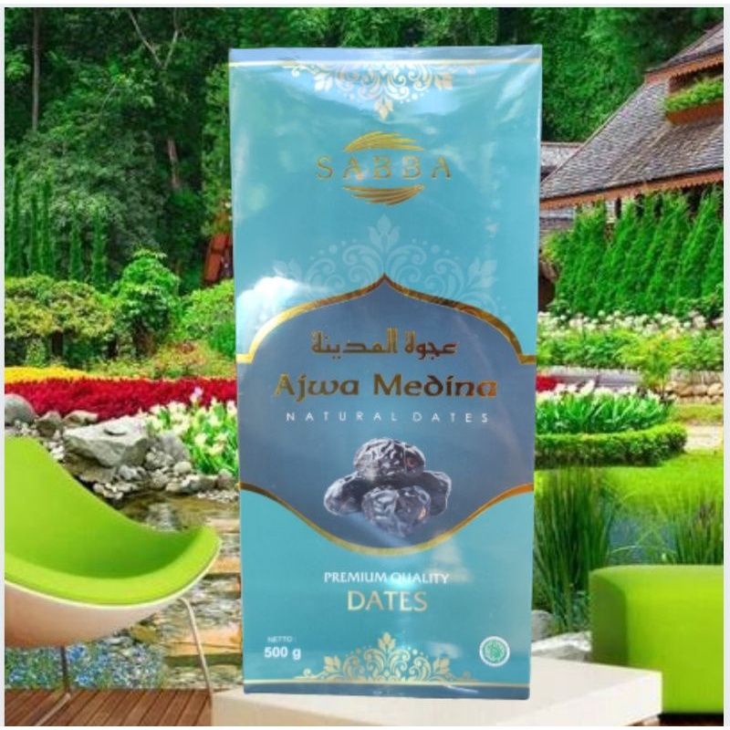

Kurma Ajwa Medina Sabba 500 Gram Premium Quality Dan Sudah Di Ruqyah