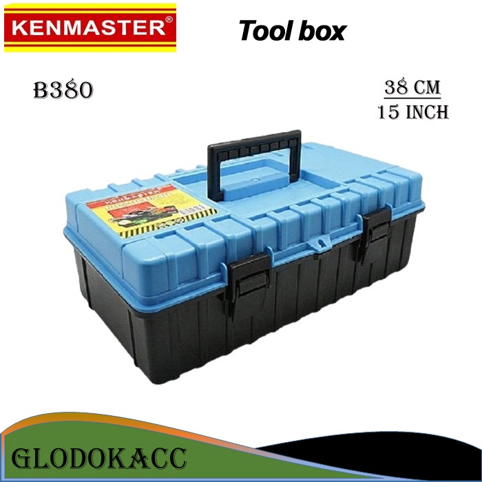 Tool Box B380 15 inch / Kenmaster Kotak Perkakas, Box Serba Guna 38 cm