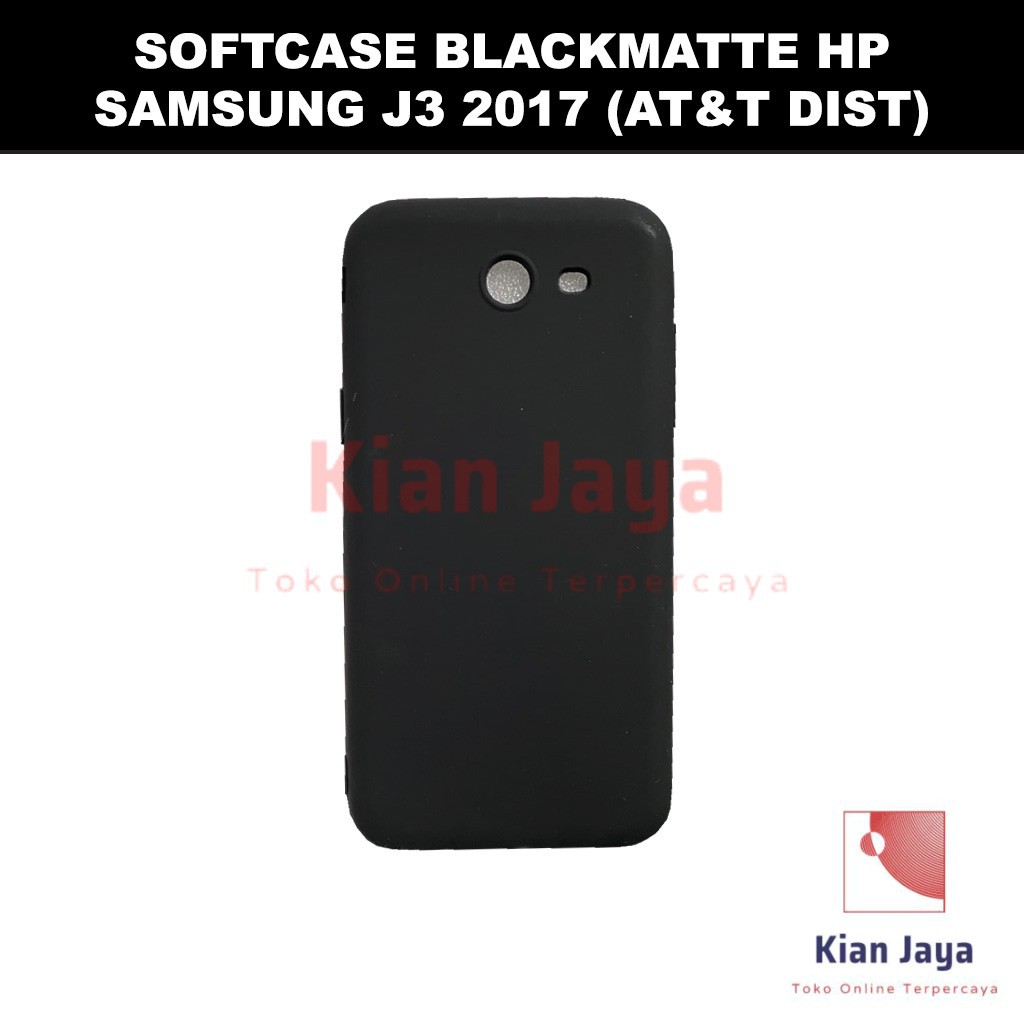 Softcase Blackmatte Handphone Samsung Galaxy J3 2017 Distributor AT&amp;T Antishock, Casehp, Siliconcase, Slim Design