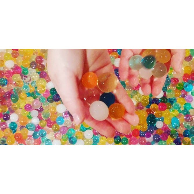 Waterbeads / Hydrogel Multicolor / Mainan anak Animal Rendaman/ Bola Kecil Rendeman [ SACHET ]-4