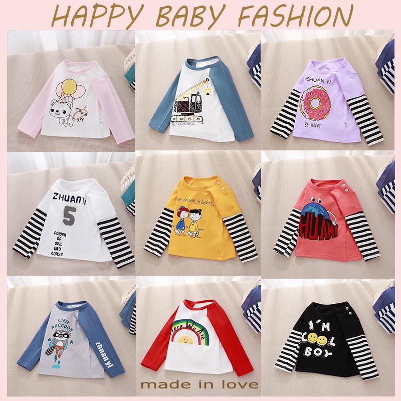 (0-6 Tahun)CX02Kemeja anak katun kemeja lengan panjang/baju anak/fashion import