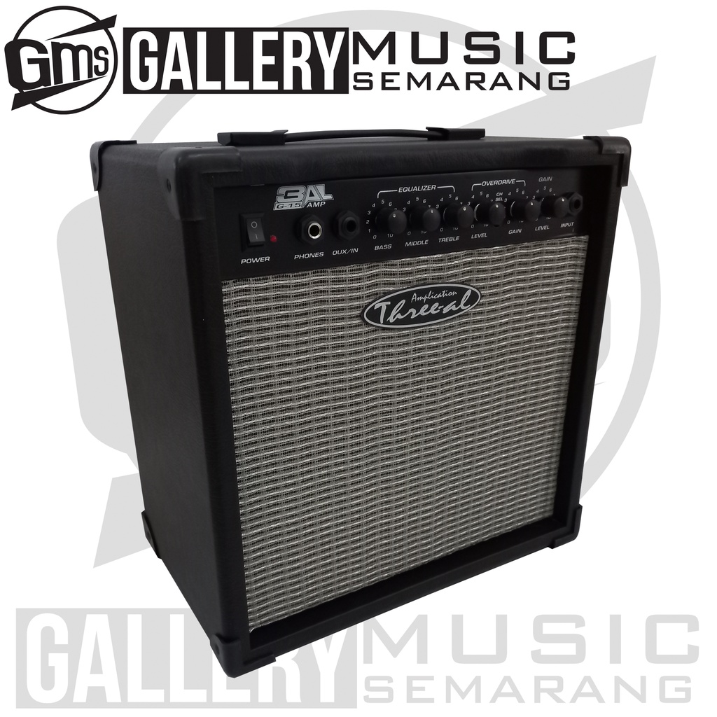 Amplifier Gitar Ampli Gitar dan Bass Merk Three Al 8&quot; inch Amply Gitar