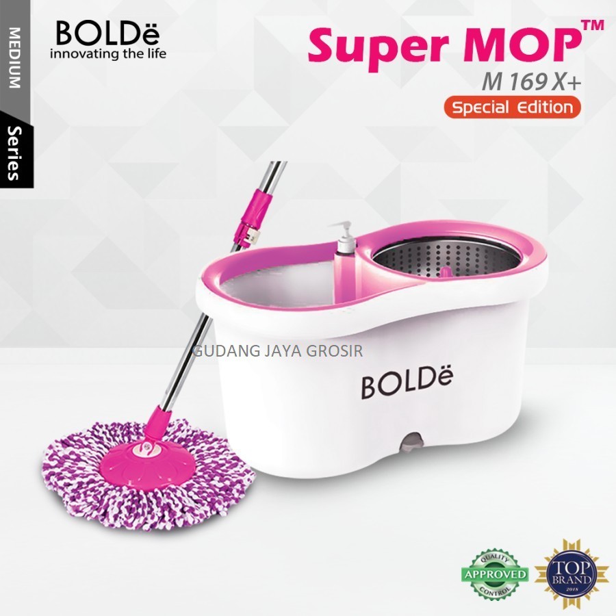 BOLDe Supermop 169X Special Edition - Merah Muda