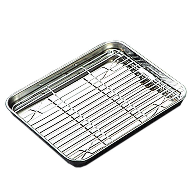 Loyang Nampan Baking Sheet Tray Rack Removable Stainless Steel - NL28