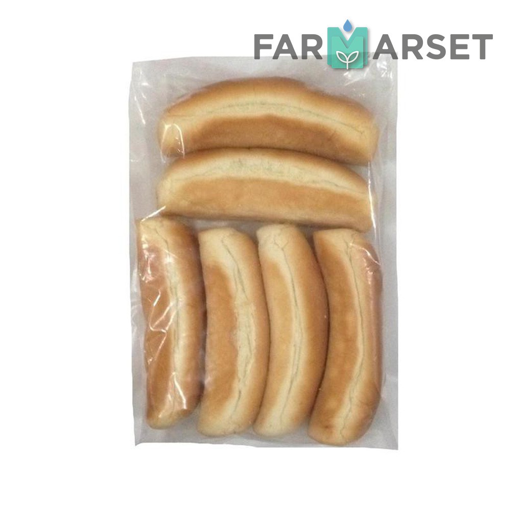 

[BANDUNG ONLY] Bernardi Roti Hot Dog Plain Roll 300gr isi 6