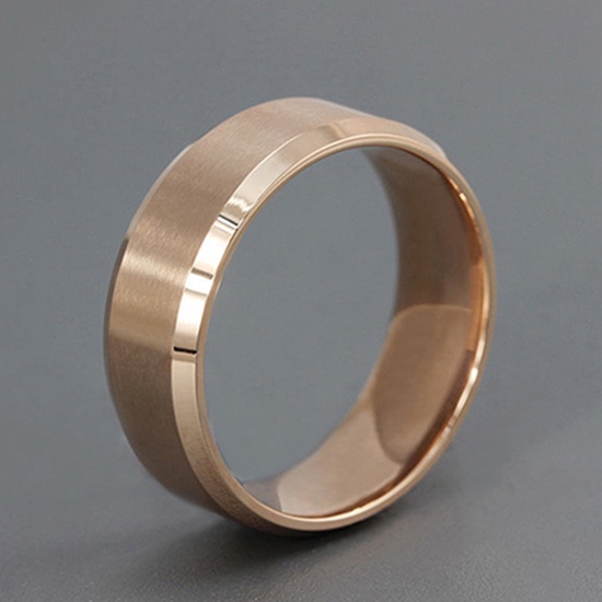 Cincin Pasangan Bahan Titanium Steel Untuk Unisex