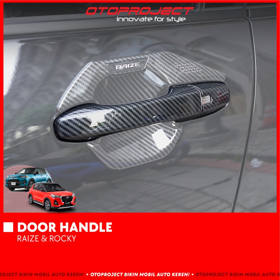 Cover Handle Outer Pegangan Pintu Premium Toyota Raize Daihatasu Rocky