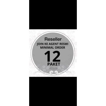 JOIN RESELLER RESMI MS GLOW 12 PAKET WAJAH