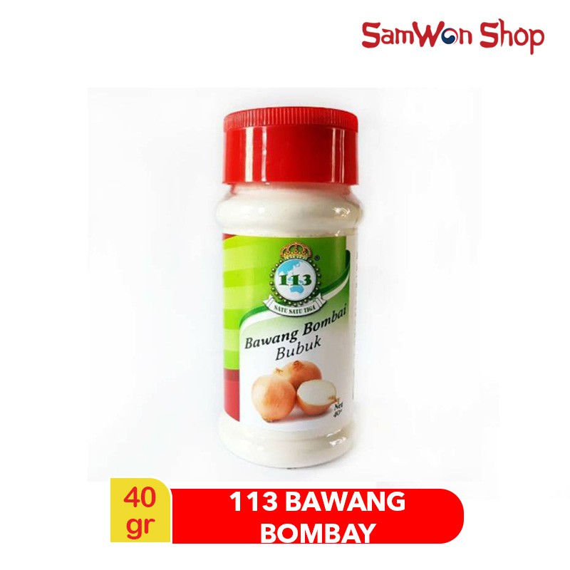 

113 BAWANG BOMBAY BUBUK / ONION POWDER 50GR - BUMBU REMPAH INSTANT