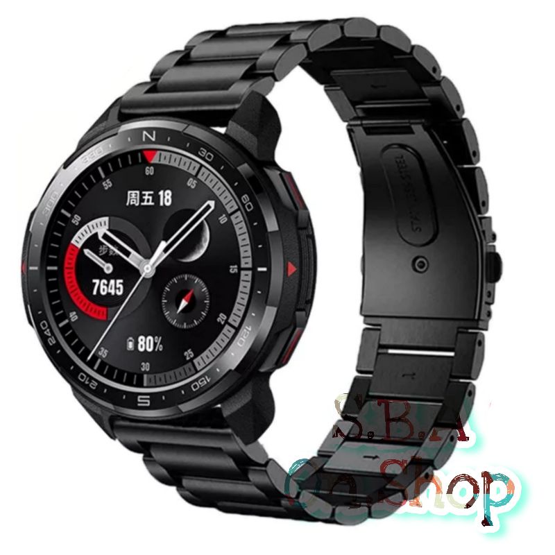 Strap Tali Jam Stainless Steel Metal Band Watch Band Honor Magic GS Pro Acc Smartwatch