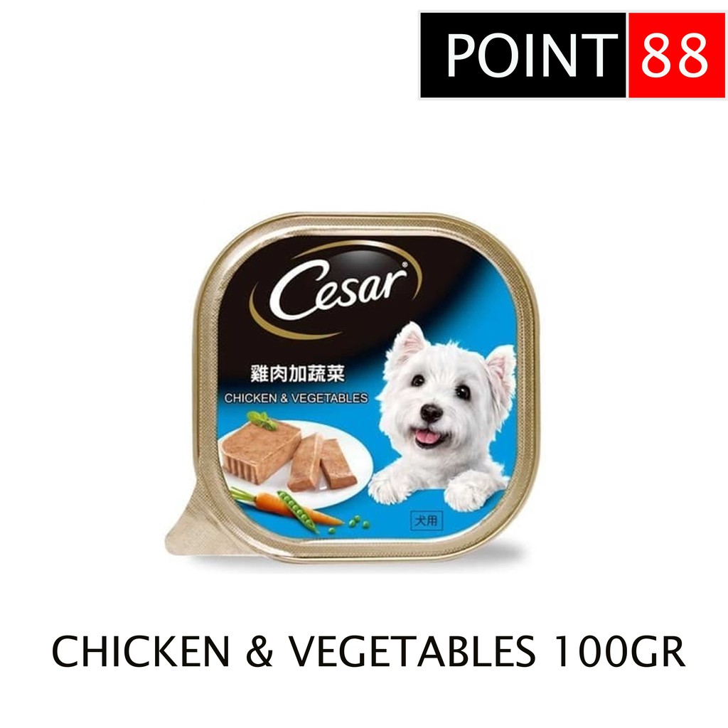 CESAR Chicken &amp; Veg 100gr