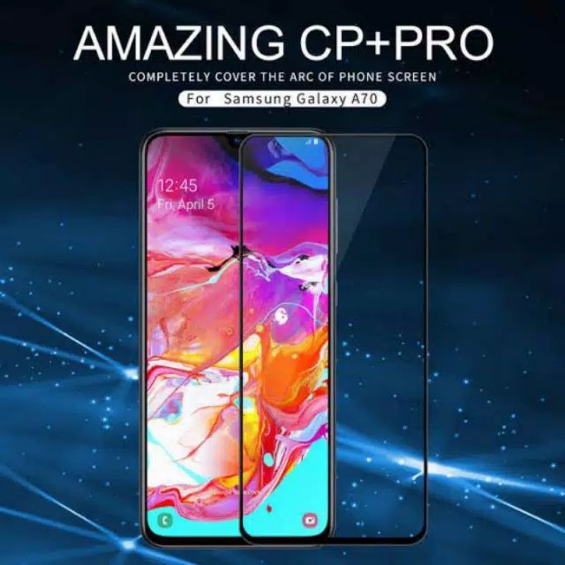 Tempered Glass Samsung  A70 Full Cover Protector Premium Glass