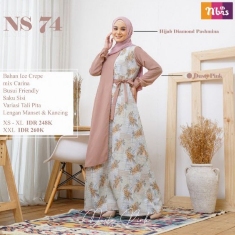 Nibras Gamis Dewasa NS74