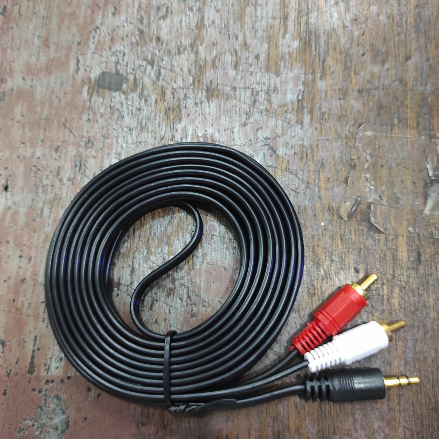 Kabel Audio RCA AV 2 in 1 audio 5 meter