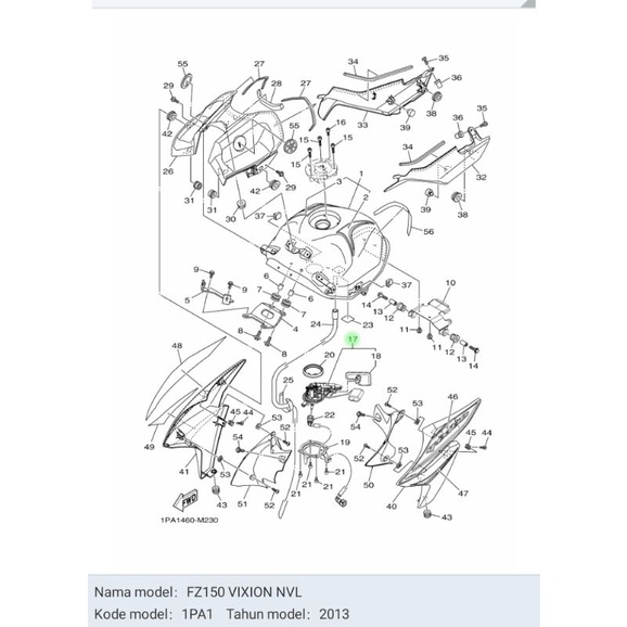 FUEL PUMP VIXION NVL