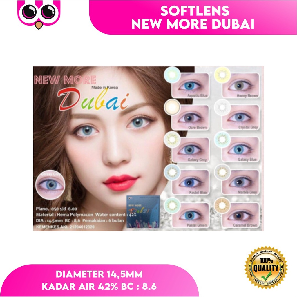 [ MORE DUBAI ] SOFTLENS NEW MORE DUBAI NORMAL 14.5MM BY MORE DUBAI