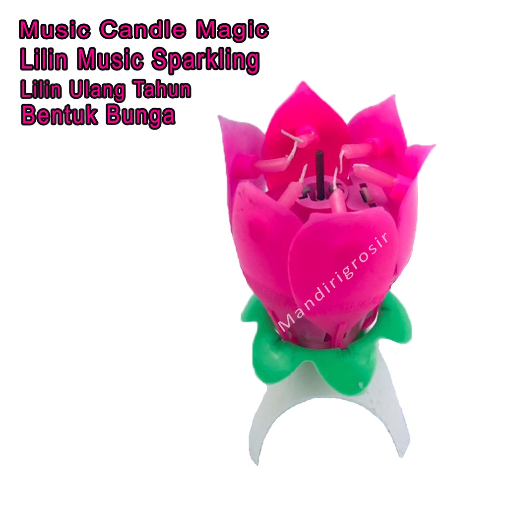 Lilin Music Sparkling *Music Candle Magic * Lilin Ulang Tahun*