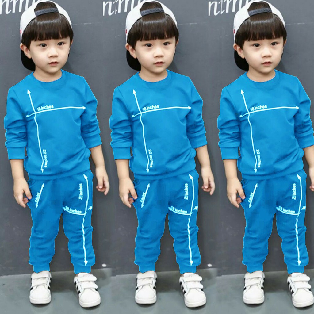 Setelan Benben Pakaian Anak Laki-laki Setelan Casual Untuk Usia 3-5 Tahun (babyterry) ZP